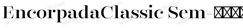 EncorpadaClassic Sem字体转换